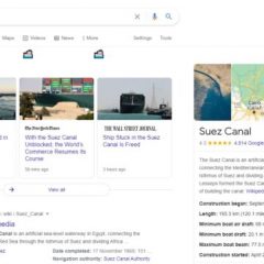 谷歌慶祝蘇伊士運河復航　只要打2關鍵字驚見小巧思