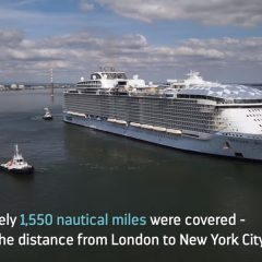 Video: World’s Largest Cruise Ship, One Step Closer To Completion