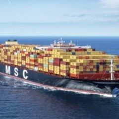 MSC超越MSK成為世界上最大的集裝箱航運公司