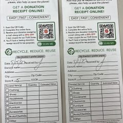 Donation to The Salvation Army